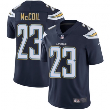 Youth Nike Los Angeles Chargers #23 Dexter McCoil Elite Navy Blue Team Color NFL Jersey