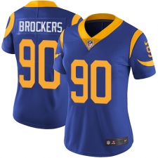 Women's Nike Los Angeles Rams #90 Michael Brockers Elite Royal Blue Alternate NFL Jersey