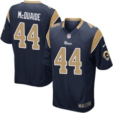 Men's Nike Los Angeles Rams #44 Jacob McQuaide Game Navy Blue Team Color NFL Jersey