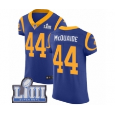 Men's Nike Los Angeles Rams #44 Jacob McQuaide Royal Blue Alternate Vapor Untouchable Elite Player Super Bowl LIII Bound NFL Jersey