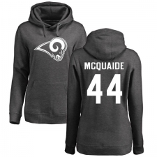 NFL Women's Nike Los Angeles Rams #44 Jacob McQuaide Ash One Color Pullover Hoodie