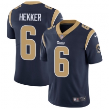 Youth Nike Los Angeles Rams #6 Johnny Hekker Navy Blue Team Color Vapor Untouchable Limited Player NFL Jersey