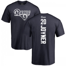 NFL Nike Los Angeles Rams #20 Lamarcus Joyner Navy Blue Backer T-Shirt