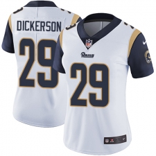 Women's Nike Los Angeles Rams #29 Eric Dickerson White Vapor Untouchable Limited Player NFL Jersey