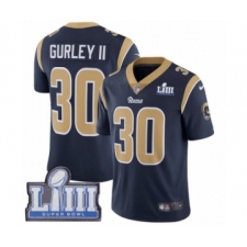 Youth Nike Los Angeles Rams #30 Todd Gurley Navy Blue Team Color Vapor Untouchable Limited Player Super Bowl LIII Bound NFL Jersey