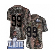 Youth Nike Los Angeles Rams #99 Aaron Donald Camo Rush Realtree Limited Super Bowl LIII Bound NFL Jersey