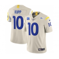 Men's Los Angeles Rams 2022 #10 Cooper Kupp Bone White With 3-star C Patch Vapor Untouchable Limited Stitched NFL Jersey