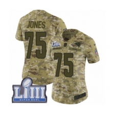 Women's Nike Los Angeles Rams #75 Deacon Jones Limited Camo 2018 Salute to Service Super Bowl LIII Bound NFL Jersey