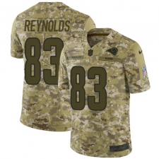 Youth Nike Los Angeles Rams #83 Josh Reynolds Limited Camo 2018 Salute to Service NFL Jersey
