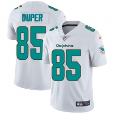 Youth Nike Miami Dolphins #85 Mark Duper Elite White NFL Jersey