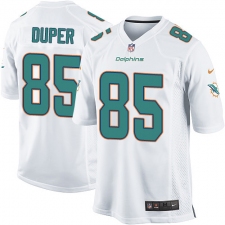 Youth Nike Miami Dolphins #85 Mark Duper Game White NFL Jersey