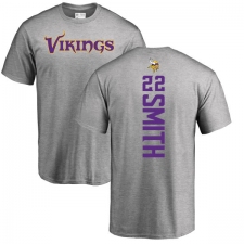 NFL Nike Minnesota Vikings #22 Harrison Smith Ash Backer T-Shirt