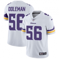 Youth Nike Minnesota Vikings #56 Chris Doleman White Vapor Untouchable Limited Player NFL Jersey