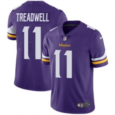 Youth Nike Minnesota Vikings #11 Laquon Treadwell Purple Team Color Vapor Untouchable Limited Player NFL Jersey