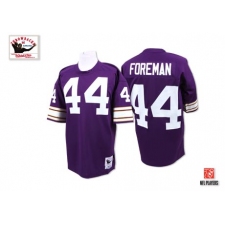 Mitchell And Ness Minnesota Vikings #44 Chuck Foreman Purple Team Color Authentic Throwback NFL Jersey