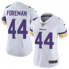 Women's Nike Minnesota Vikings #44 Chuck Foreman Elite White NFL Jersey