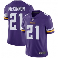 Men's Nike Minnesota Vikings #21 Jerick McKinnon Purple Team Color Vapor Untouchable Limited Player NFL Jersey