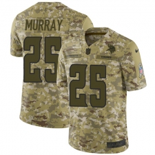Men's Nike Minnesota Vikings #25 Latavius Murray Limited Camo 2018 Salute to Service NFL Jersey