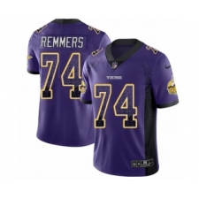 Youth Nike Minnesota Vikings #74 Mike Remmers Limited Purple Rush Drift Fashion NFL Jersey