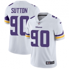 Men's Nike Minnesota Vikings #90 Will Sutton White Vapor Untouchable Limited Player NFL Jersey