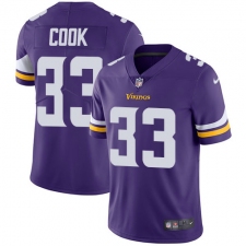 Youth Nike Minnesota Vikings #33 Dalvin Cook Purple Team Color Vapor Untouchable Limited Player NFL Jersey