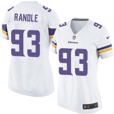 Women's Nike Minnesota Vikings #93 John Randle Game White NFL Jersey