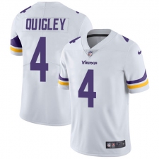 Youth Nike Minnesota Vikings #4 Ryan Quigley White Vapor Untouchable Limited Player NFL Jersey