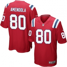 Men's Nike New England Patriots #80 Danny Amendola Game Red Alternate NFL Jersey