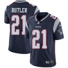 Youth Nike New England Patriots #21 Malcolm Butler Navy Blue Team Color Vapor Untouchable Limited Player NFL Jersey