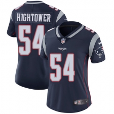 Women's Nike New England Patriots #54 Dont'a Hightower Navy Blue Team Color Vapor Untouchable Limited Player NFL Jersey