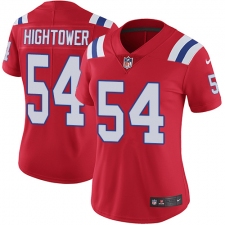 Women's Nike New England Patriots #54 Dont'a Hightower Red Alternate Vapor Untouchable Limited Player NFL Jersey