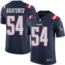 Youth Nike New England Patriots #54 Dont'a Hightower Limited Navy Blue Rush Vapor Untouchable NFL Jersey