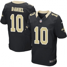 Men's Nike New Orleans Saints #10 Chase Daniel Black Team Color Vapor Untouchable Elite Player NFL Jersey