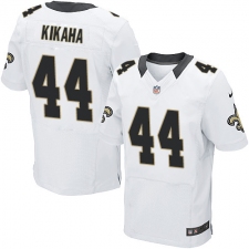 Men's Nike New Orleans Saints #44 Hau'oli Kikaha White Vapor Untouchable Elite Player NFL Jersey