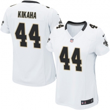 Women's Nike New Orleans Saints #44 Hau'oli Kikaha Game White NFL Jersey