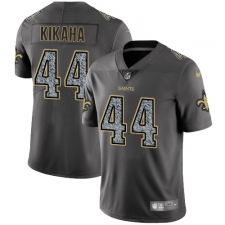 Youth Nike New Orleans Saints #44 Hau'oli Kikaha Gray Static Vapor Untouchable Limited NFL Jersey