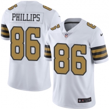 Youth Nike New Orleans Saints #86 John Phillips Limited White Rush Vapor Untouchable NFL Jersey