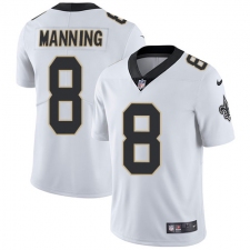 Youth Nike New Orleans Saints #8 Archie Manning White Vapor Untouchable Limited Player NFL Jersey