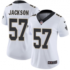 Women's Nike New Orleans Saints #57 Rickey Jackson Elite White NFL Jersey
