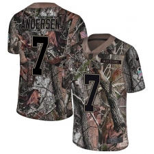 Youth Nike New Orleans Saints #7 Morten Andersen Camo Rush Realtree Limited NFL Jersey