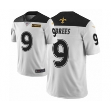 Youth New Orleans Saints #9 Drew Brees Limited White City Edition Football Jersey