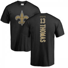 NFL Nike New Orleans Saints #13 Michael Thomas Black Backer T-Shirt