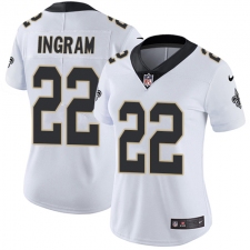 Women's Nike New Orleans Saints #22 Mark Ingram Elite White NFL Jersey