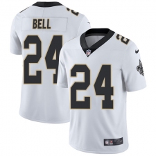 Men's Nike New Orleans Saints #24 Vonn Bell White Vapor Untouchable Limited Player NFL Jersey