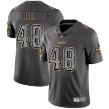 Youth Nike New Orleans Saints #48 Vonn Bell Gray Static Vapor Untouchable Limited NFL Jersey