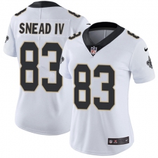 Women's Nike New Orleans Saints #83 Willie Snead Elite White NFL Jersey