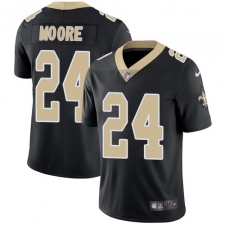 Youth Nike New Orleans Saints #24 Sterling Moore Black Team Color Vapor Untouchable Limited Player NFL Jersey