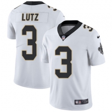 Youth Nike New Orleans Saints #3 Will Lutz White Vapor Untouchable Limited Player NFL Jersey