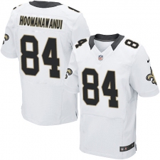 Men's Nike New Orleans Saints #84 Michael Hoomanawanui White Vapor Untouchable Elite Player NFL Jersey