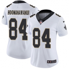 Women's Nike New Orleans Saints #84 Michael Hoomanawanui Elite White NFL Jersey